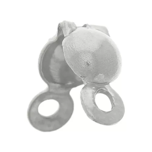 Tapas de nudo de 4 mm con anillos cerrados - acero inoxidable 304L x4