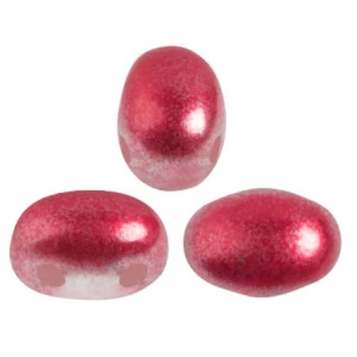 Cuentas de vidrio Samos® by Puca® 7x5 mm - Ice Slushy Cherry x10g