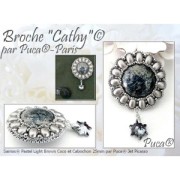 Cuentas de vidrio Samos® by Puca® 7x5 mm - Ice Slushy Regaliz x10g