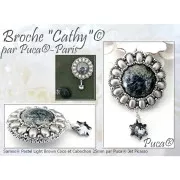 Cuentas de vidrio Samos® by Puca® 7x5 mm - Ice Slushy Regaliz x10g