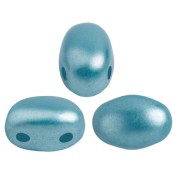 Cuentas de vidrio Samos® by Puca® 7x5 mm - Aqua pastel x10g