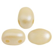 Cuentas de vidrio Samos® by Puca® 7x5 mm - Crema pastel x10g