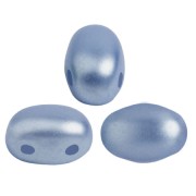 Cuentas de vidrio Samos® de Puca® 7x5 mm - Zafiro claro pastel x10g