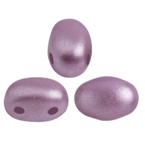 Cuentas de vidrio Samos® by Puca® 7x5 mm - Pastel Lila x10g