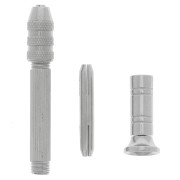 Portabrocas manual - Taladro manual con cabezales intercambiables y 10 brocas