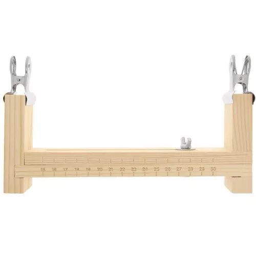 Herramienta de madera con accesorio para trenzar - para hacer pulseras y collares x1