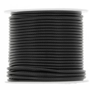 Cordón serpiente poliéster 1,6 mm - Negro x10m|raw }}