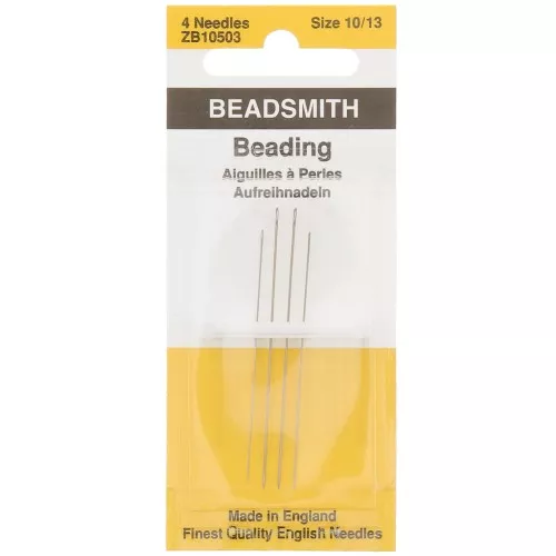 Agujas para enfilar n°10 y n°13 - Beadsmith x4