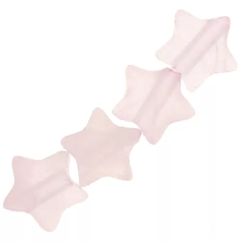 4 mm Estrella Piedras Preciosas - Cuarzo Rosa x4