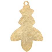 Colgante diseño martillado 30x19 mm - Dorado x1|raw }}