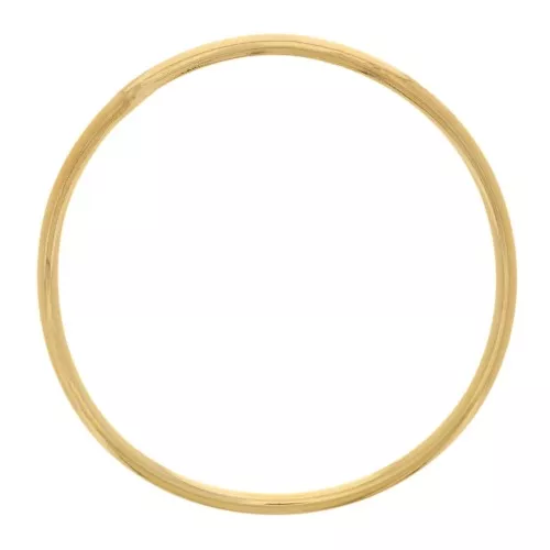 Anillo redondo irregular cerrado 20 mm - Dorado x1