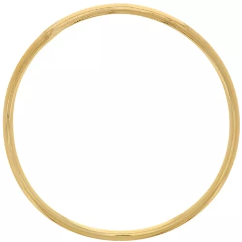 Anillo redondo irregular cerrado 26 mm - Dorado x1