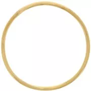 Anillo redondo irregular cerrado 37 mm - Dorado x1