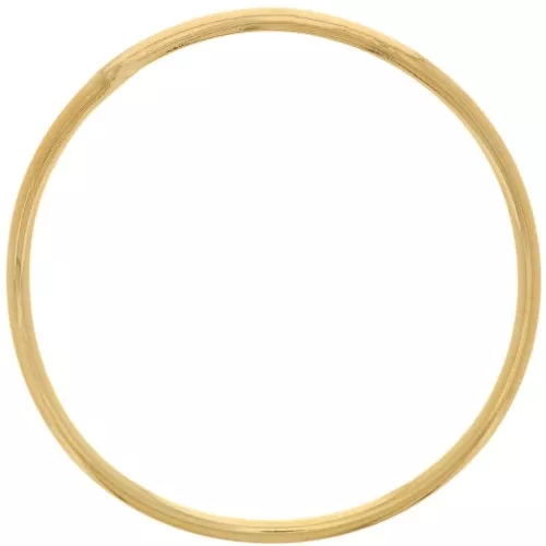 Anillo redondo irregular cerrado 37 mm - Dorado x1