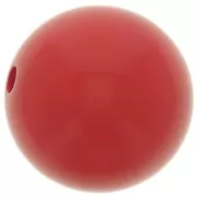 Rojo - Cuenta de resina opaca 14 mm - Roja x1 Cuenta de resina opaca 14 mm - Roja x1