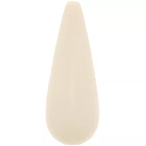 Cuenta de resina pera 40x16 mm - Beige x1