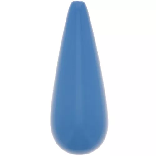 Cuenta de resina pera 40x16 mm - Lapis azul x1