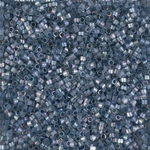 Miyuki Delica 11/0 DB1882 - Silk Inside Dyed Bayberry ABr x8g