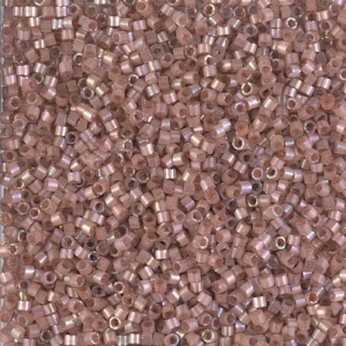 Miyuki Delica 11/0 DB1879 - Silk Inside Dyed Beige AB x8g