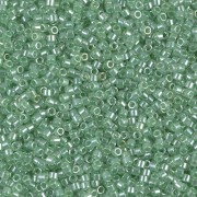 Miyuki Delica 11/0 DB1483-1 - Transparente con brillo menta x8 g