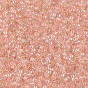Miyuki Delica 11/0 DB1479-1 - Transparente con brillo melocotón pálido x8 g