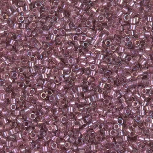 Miyuki Delica 11/0 DB1745 - Sparkling Antique Rose Lined Crystal AB x8g