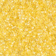 Miyuki Delica 10/0 DBM0053 - Light Yellow Lined Crystal AB x8g|raw }}