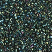 Miyuki Delica 10/0 DBM0027 - Verde oscuro iris metalizado x8 g