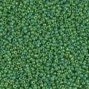 Rocalla Miyuki 15/0 0480 - Opaque Green AB x8g|raw }}