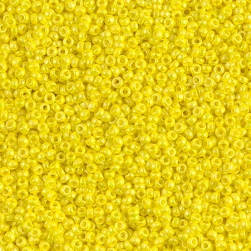 Rocalla Miyuki 15/0 0472 - Opaque Yellow AB x8g