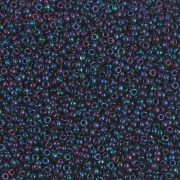 Rocalla Miyuki 15/0 0469 - Metallic Bronze Eggplant Iris x8g