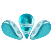 Cuentas de vidrio Amos® by Puca® 5x8 mm - Ice Slushy Azul Curaçao x10g|raw }}