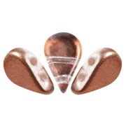 Cuentas de vidrio Amos® by Puca® 5x8 mm - Ice Slushy Cola x10g|raw }}