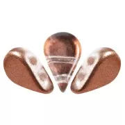 Cuentas de vidrio Amos® by Puca® 5x8 mm - Ice Slushy Cola x10g