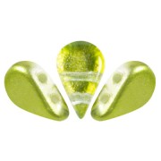 Cuentas de vidrio Amos® by Puca® 5x8 mm - Ice Slushy Lime x10g|raw }}