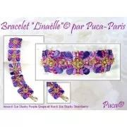 Cuentas de vidrio Amos® by Puca® 5x8 mm - Ice Slushy Lime x10g