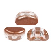 Cuentas de vidrio Kos® de Puca® 6x3 mm - Ice Slushy Cola x10g