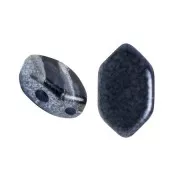 Cuentas de vidrio Paros® by Puca® 7x4 mm - Ice Slushy Licorice x10g