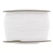 Alambre de jade / Alambre trenzado de nylon 0,5 mm - Blanco x150m