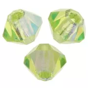 Preciosa 3 mm Crystal Tops - MC Bead Rondell - Limecicle AB x30