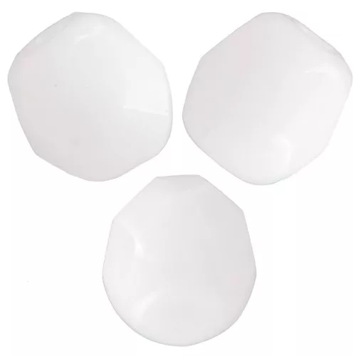 Facetas 3 mm Blanco Tiza x50