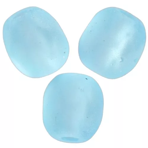 Facetadas 4 mm Aguamarina Mat x50