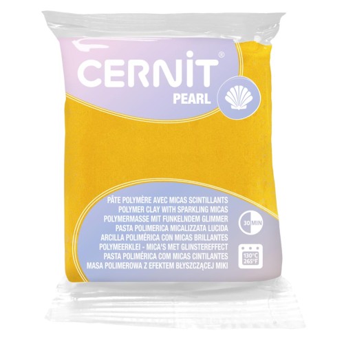 Cernit Pasta de Perlas - Amarillo (n°700) x56gr