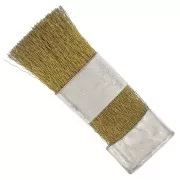 Cepillo rascador de latón 60x20 mm para limpieza de limas - Cepillo rascador de latón