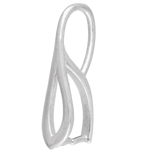 Colgante hueco de 21 mm - Plata 925 x1