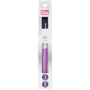 Gancho de plástico ergonómico para lana Prym - 3 mm - Blanco - Fucsia x1|raw }}