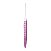 Gancho de plástico ergonómico para lana Prym - 3 mm - Blanco - Fucsia x1