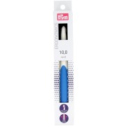 Gancho de plástico ergonómico para lana Prym - 10 mm - Blanco - Azul real x1|raw }}