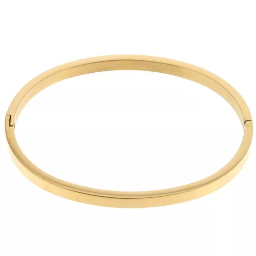 Pulsera jonc 3.75mm - Acero inoxidable 304 Dorado x19cm