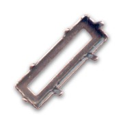 Engaste PureCrystal Princess Baguette 21x7 mm cobrizo envejecido|raw }}